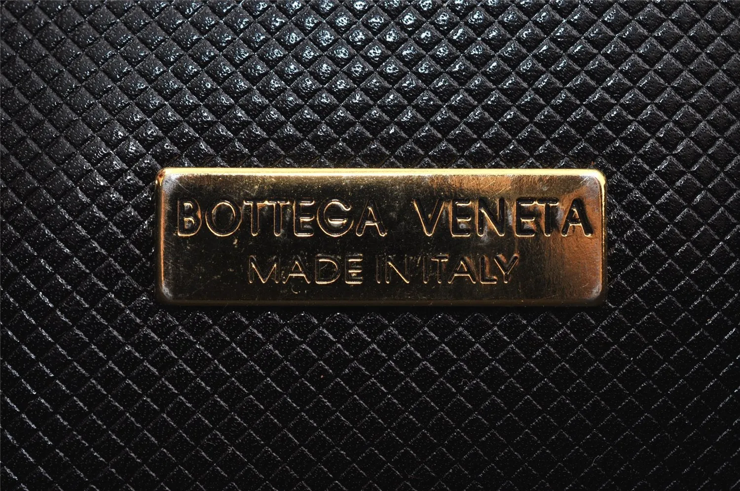Authentic BOTTEGA VENETA Vintage Leather 2Way Briefcase Business Bag Black 8407J