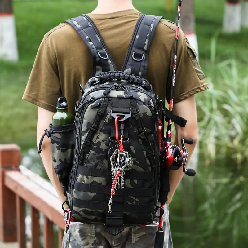 Backpack Men Multi-Functional Outdoor Travel Mountain Climbing Cycling Camouflage Single Shoulder shoulder bag
