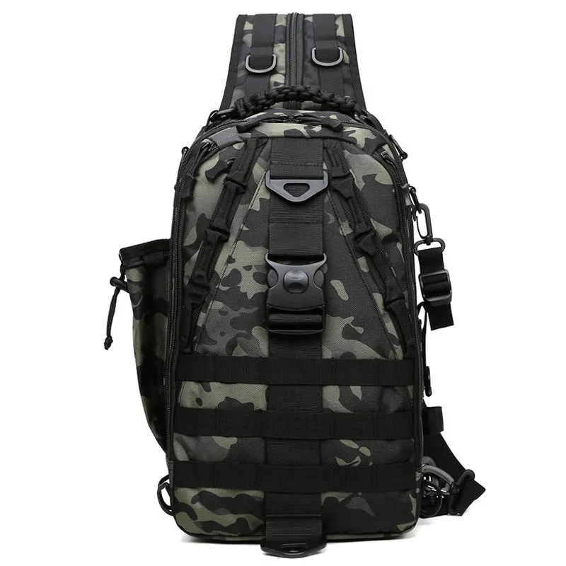 Backpack Men Multi-Functional Outdoor Travel Mountain Climbing Cycling Camouflage Single Shoulder shoulder bag