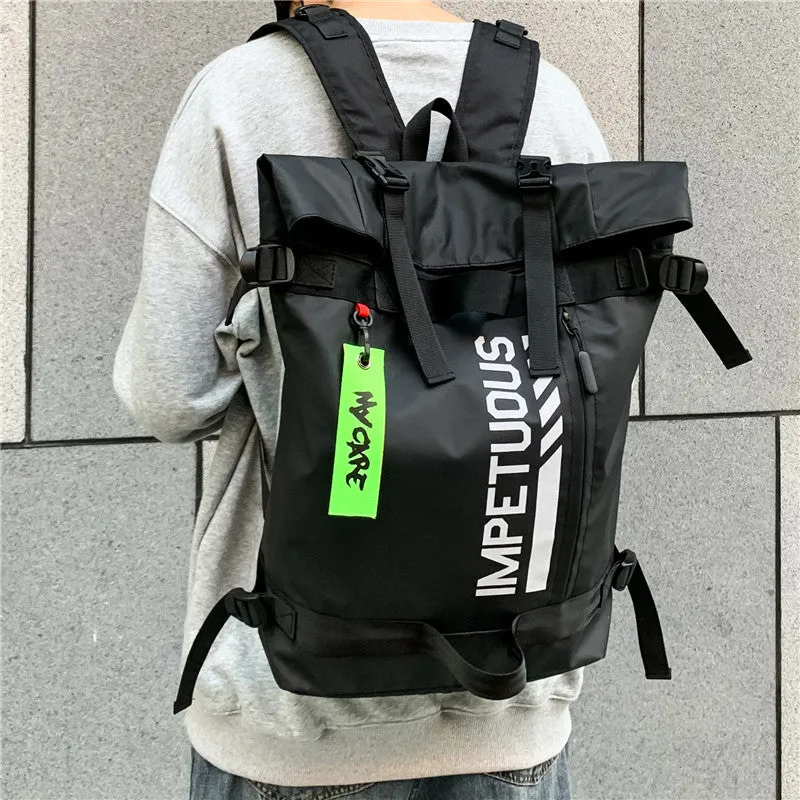 Backpack Men's Korean-Style College Students Bag Sports and Leisure Household