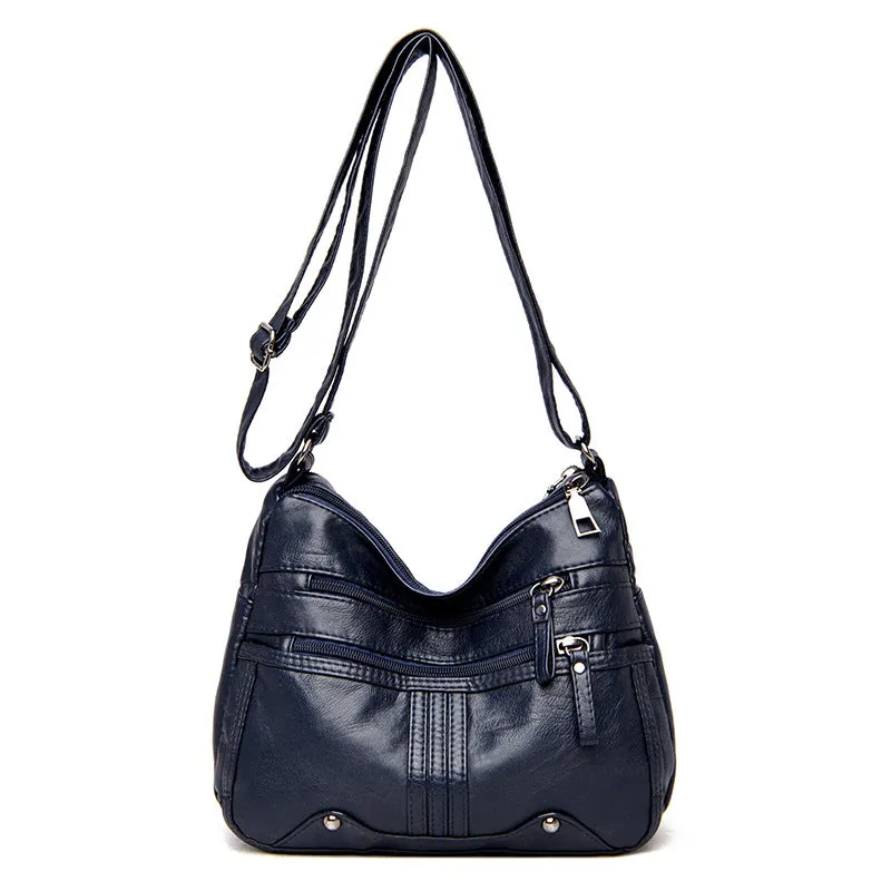 Backpack Shoulder Messenger   for Middle-Aged Casual Ladies   Multi-Compartment Women shoulder bag