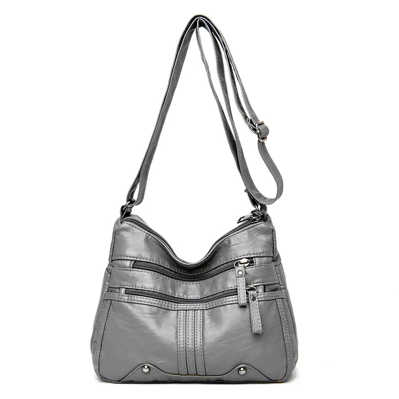 Backpack Shoulder Messenger   for Middle-Aged Casual Ladies   Multi-Compartment Women shoulder bag