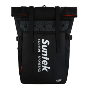 Backpack Sports Leisure Travel Bag Tooling Style Reflective College Students Bag