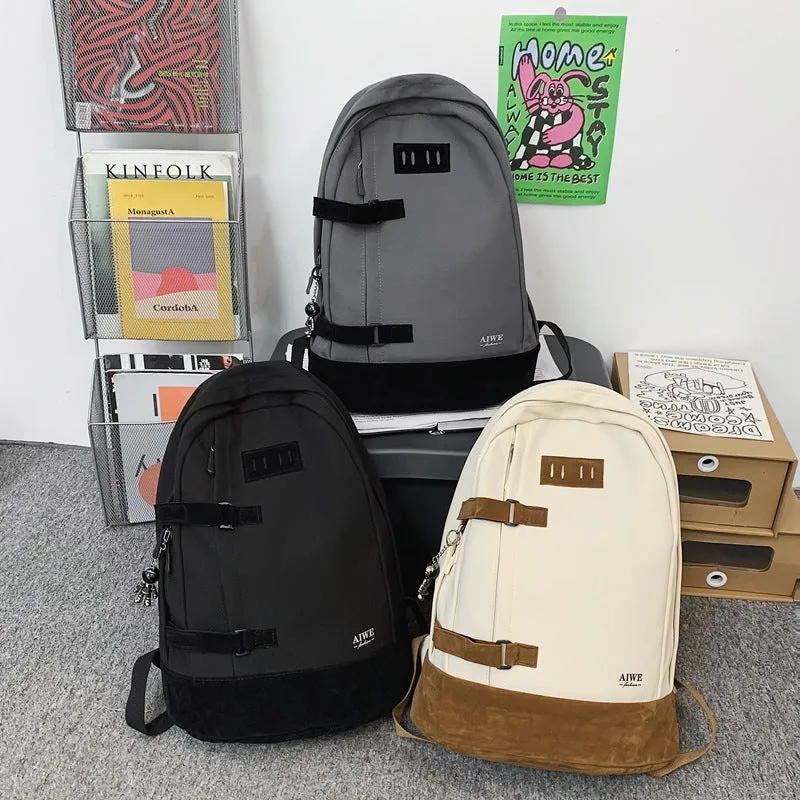 Backpack Travel Casual Fashion Simple Lightweight Junior High School Commuter