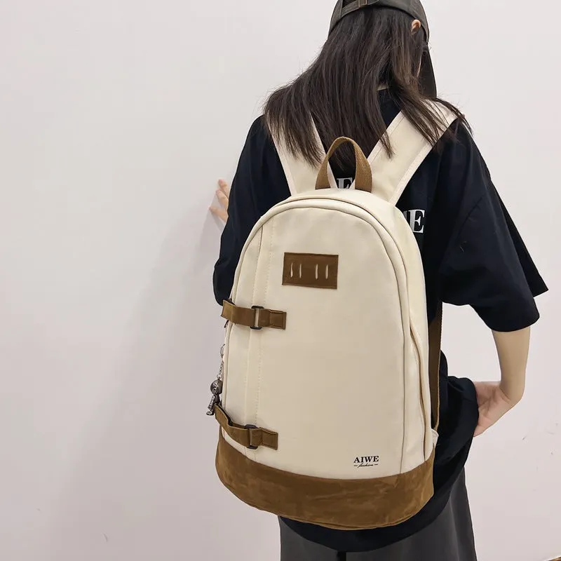 Backpack Travel Casual Fashion Simple Lightweight Junior High School Commuter