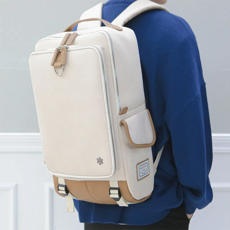 Backpack Waterproof Simple   17-Inch Laptop Bag