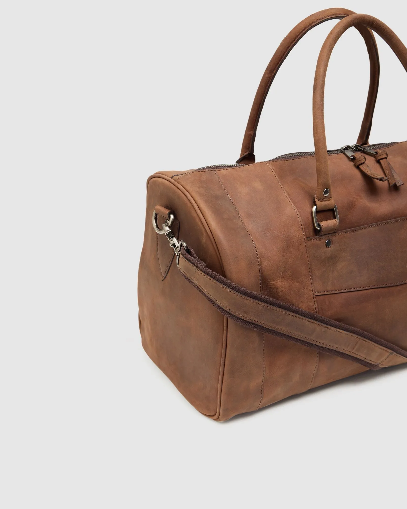 Barton Leather Overnighter