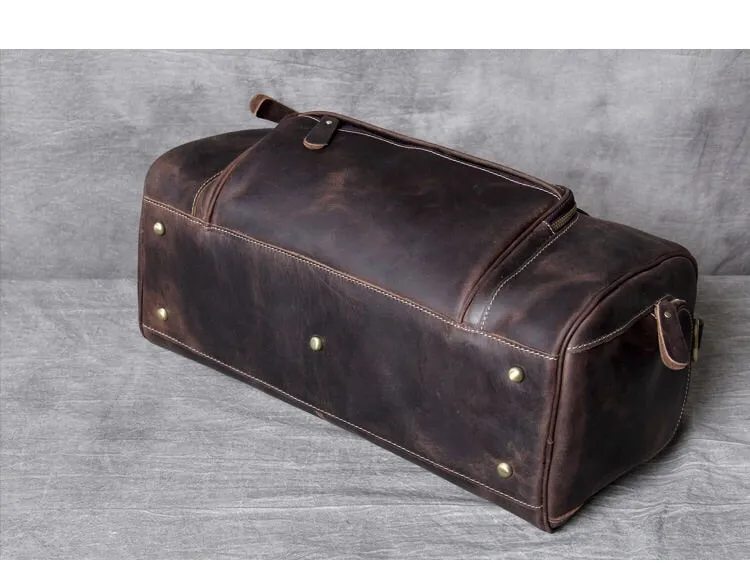 Crazy Horse Leather Holdall Duffel Bag YG1131