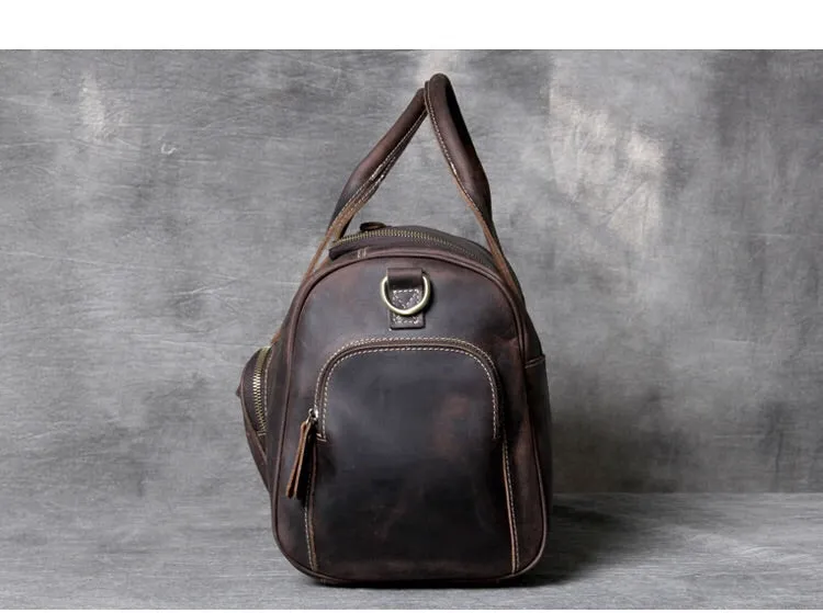 Crazy Horse Leather Holdall Duffel Bag YG1131