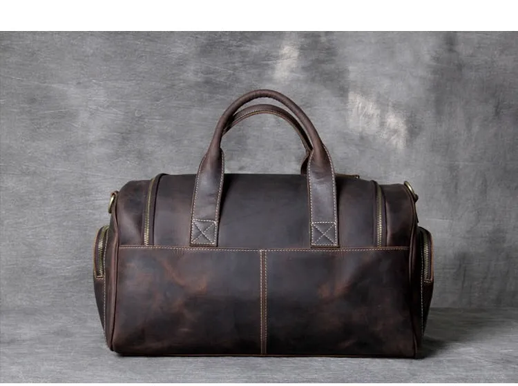 Crazy Horse Leather Holdall Duffel Bag YG1131