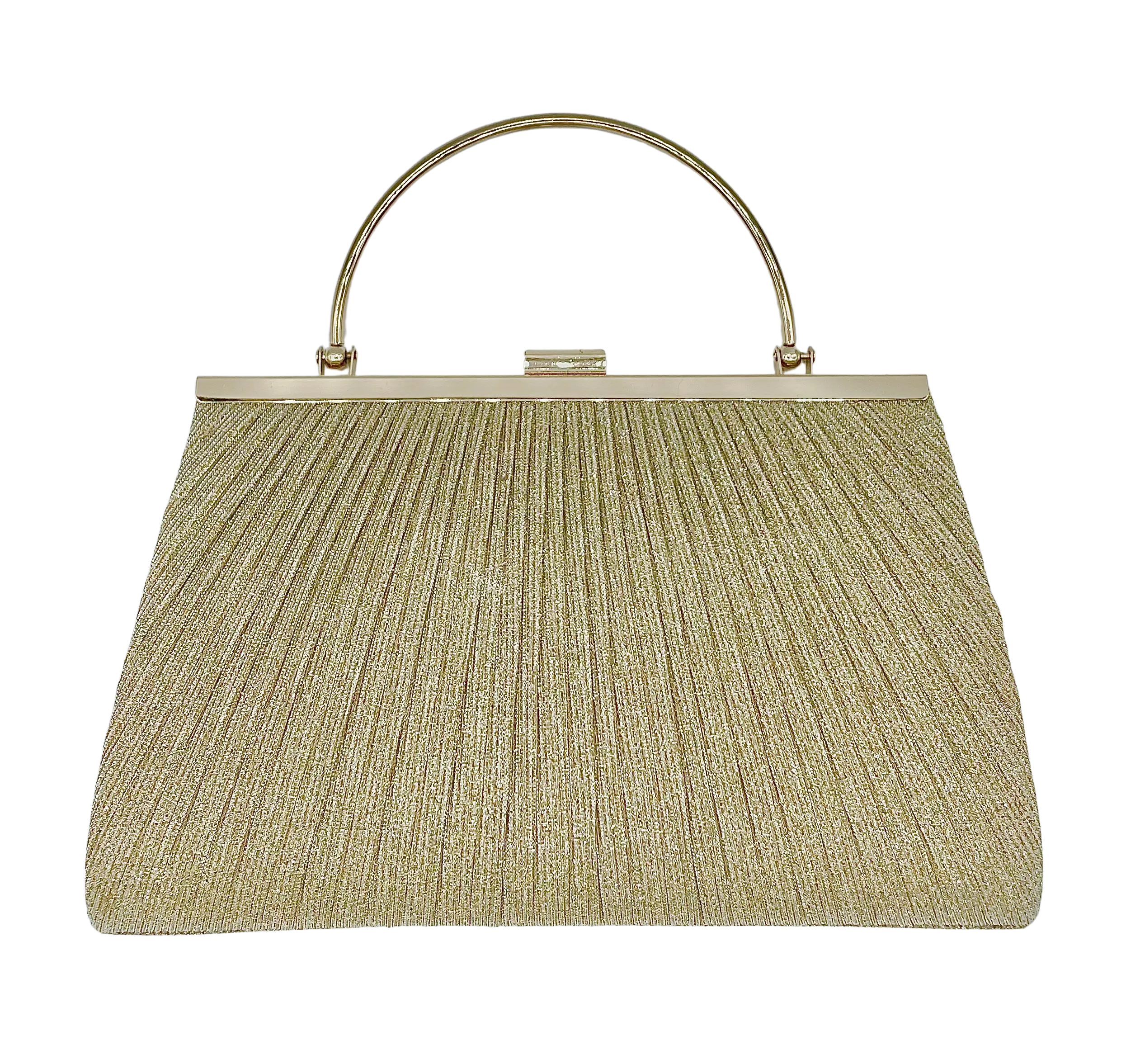 Crystale Pleated Shimmer purse