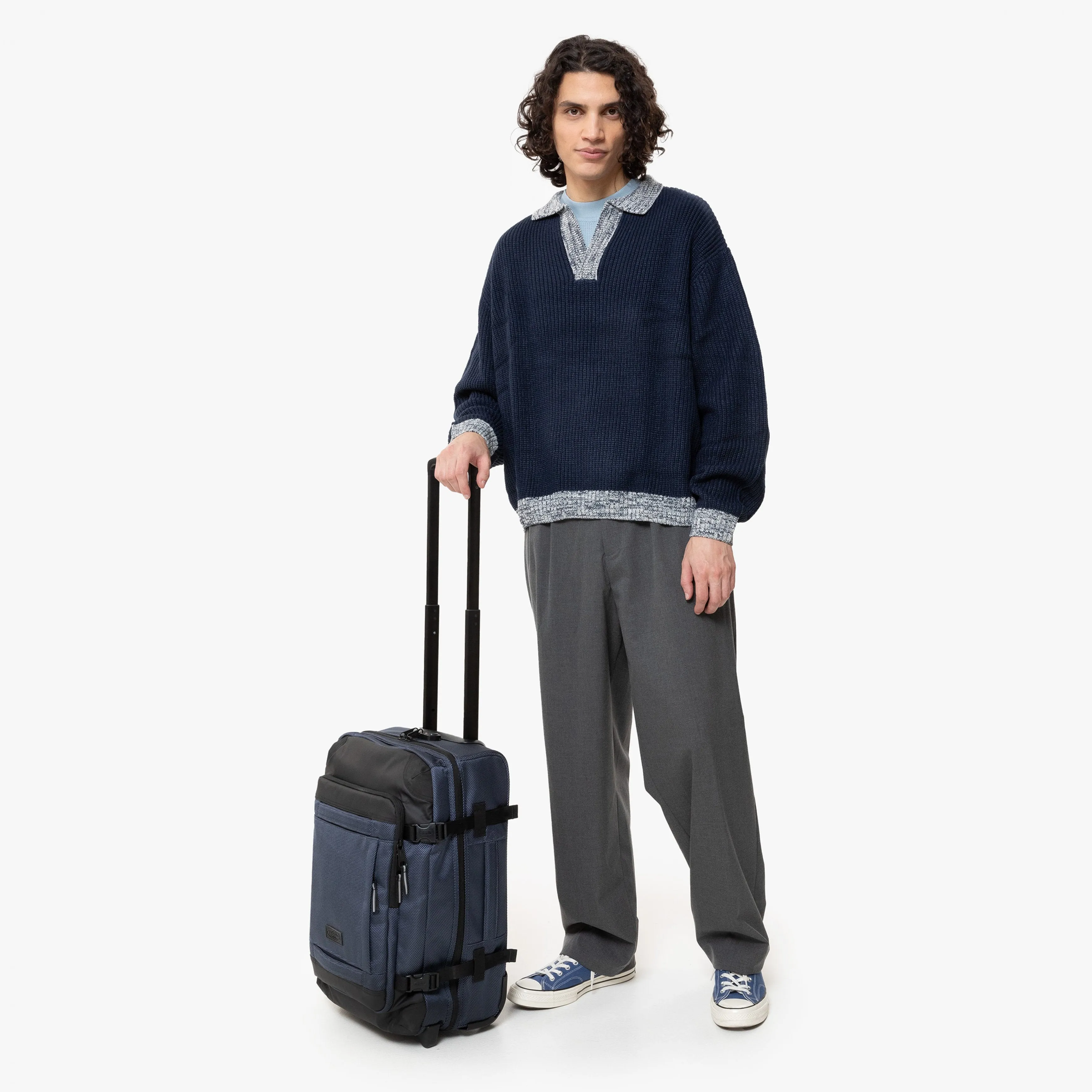 Eastpak Tranverz Cnnct S Cnnctaccmarine Small Travel Trolley - EK00094D1K31