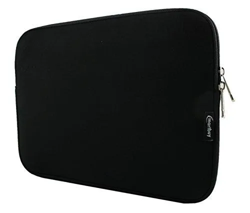 Emartbuy® ( 12.5 - 14 Inch Tablet / Laptop ) Black Water Resistant Neoprene Sleeve With Black Interior for Wacom Intuos Pro Small Graphics Tablet