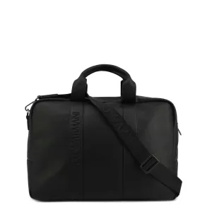 Emporio Armani Sophisticated Black Travel Duffel Bag