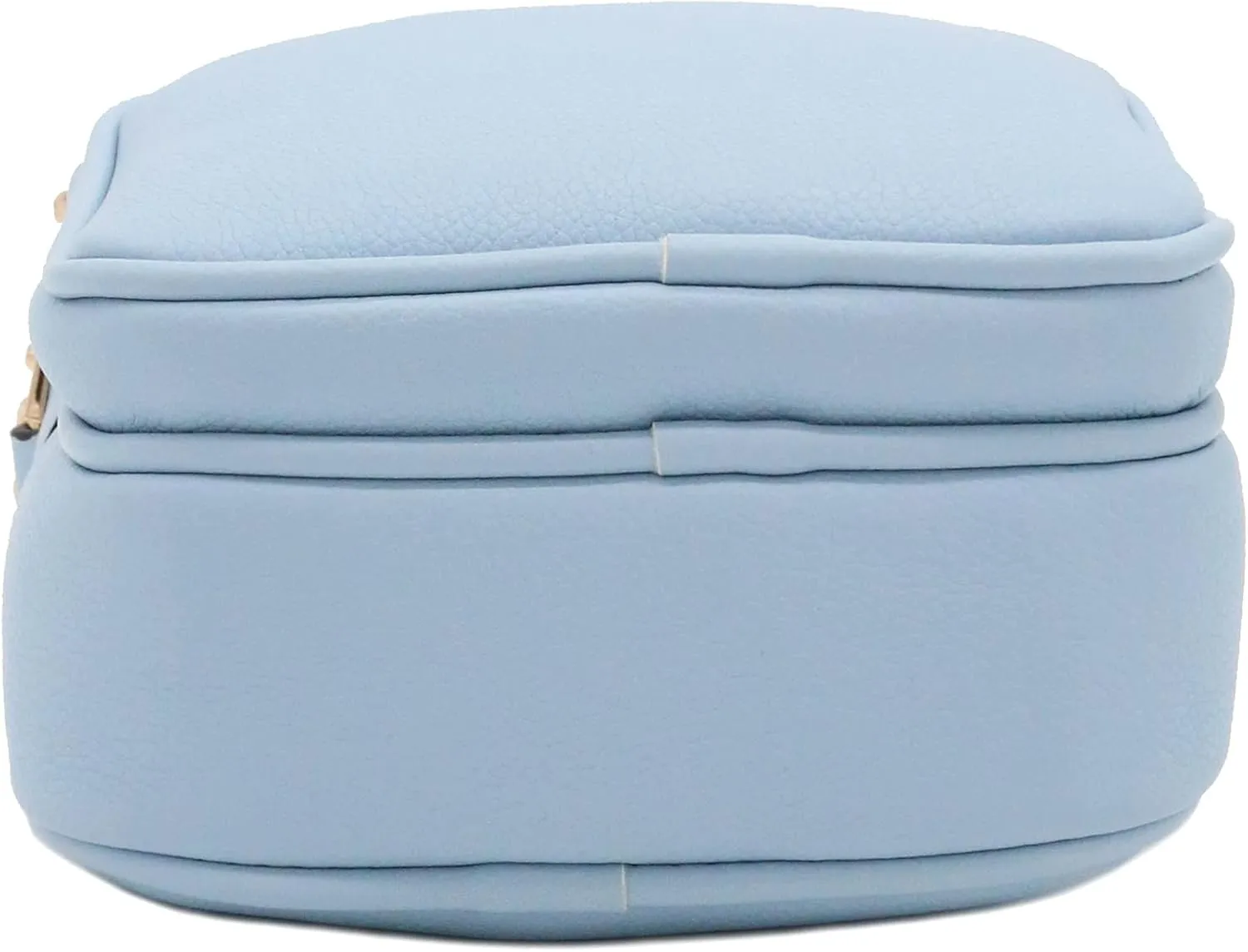 FashionPuzzle Multi Pocket PU Leather Casual Medium Crossbody Bag with Adjustable Strap