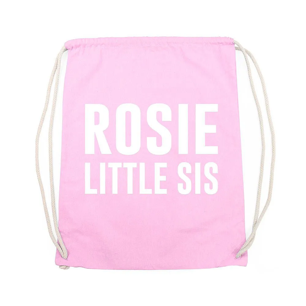 Girl's Personalised Sister Gym Bag