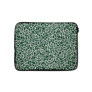 Green Maze Laptop Sleeve