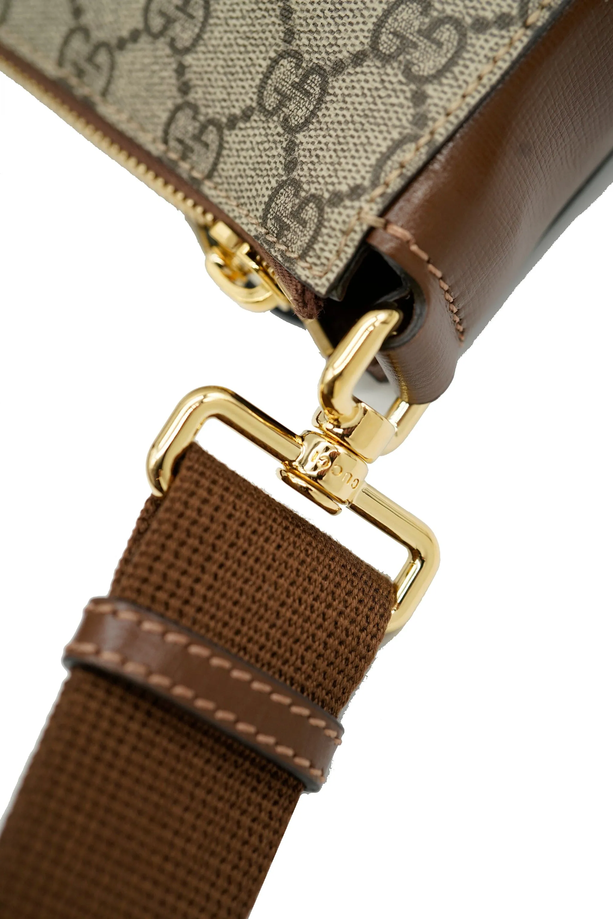 Gucci GG-Supreme leather messenger bag - AWC1965