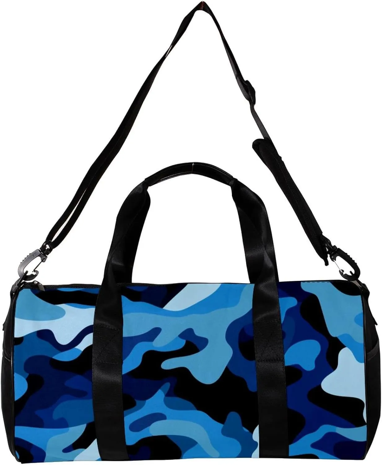 Gym Bags for Women,Duffle Bag for Travel,Classic Blue Sea Camouflage,Gym Bag for Men