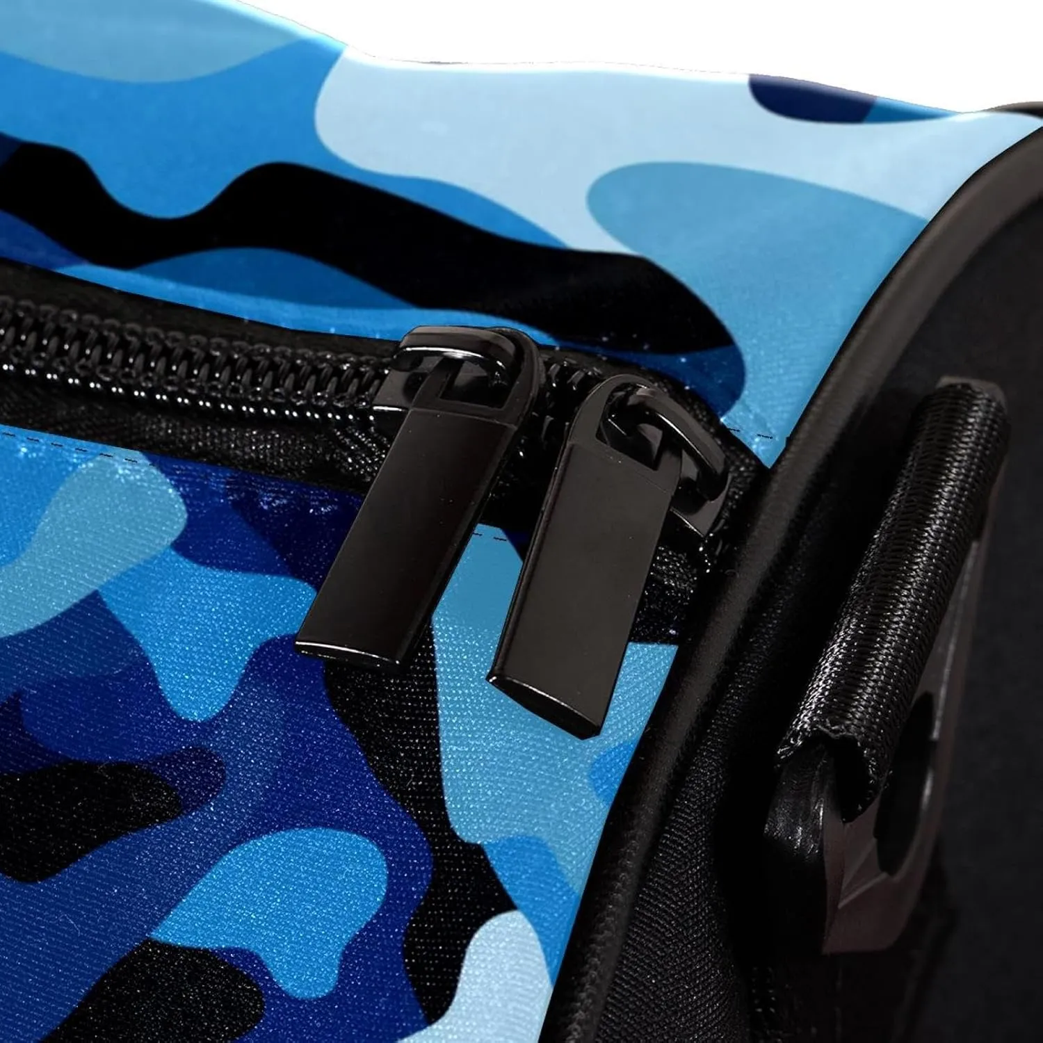 Gym Bags for Women,Duffle Bag for Travel,Classic Blue Sea Camouflage,Gym Bag for Men