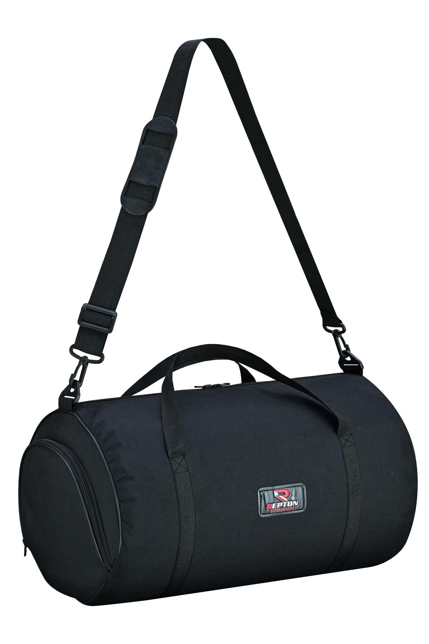 Gym Duffle Bag with Shoe Compartment Waterproof Foldable Men Women Travel, Fitness, for Swimming, Yoga, and Camping Holdall Sports Bags - Shoulder Strap Swimming Basketball Tennis Luggage Weekender Light Weight Bags (Robust Black)