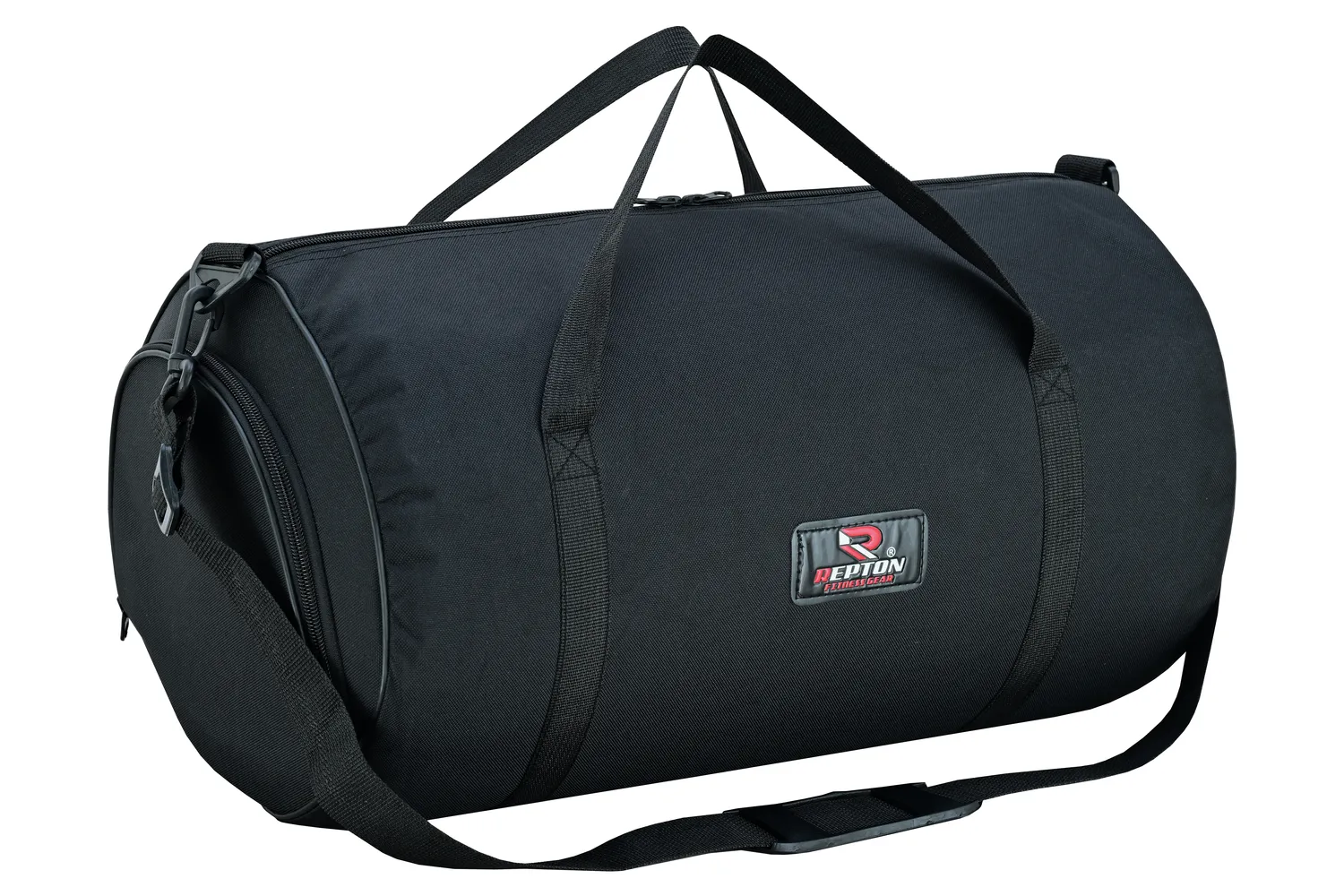 Gym Duffle Bag with Shoe Compartment Waterproof Foldable Men Women Travel, Fitness, for Swimming, Yoga, and Camping Holdall Sports Bags - Shoulder Strap Swimming Basketball Tennis Luggage Weekender Light Weight Bags (Robust Black)