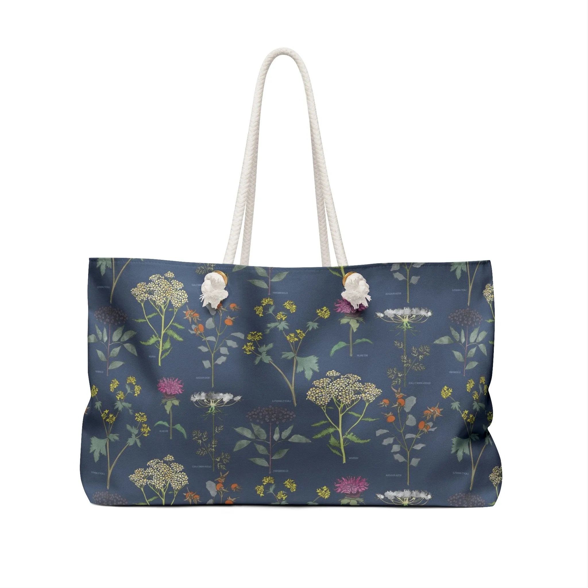Healing Herbs Weekender Bag in Navy