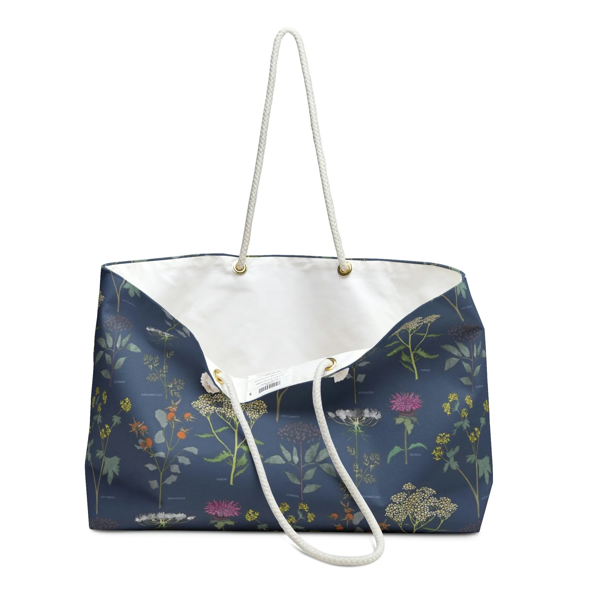 Healing Herbs Weekender Bag in Navy