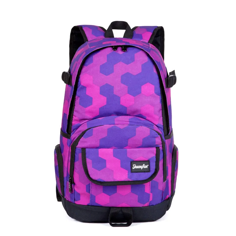 High School Student Schoolbag Men's Large Capacity Waterproof Computer Travel Backpack