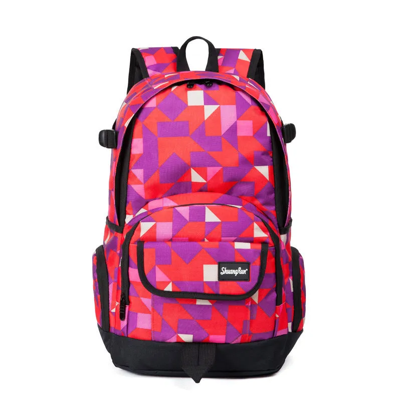 High School Student Schoolbag Men's Large Capacity Waterproof Computer Travel Backpack