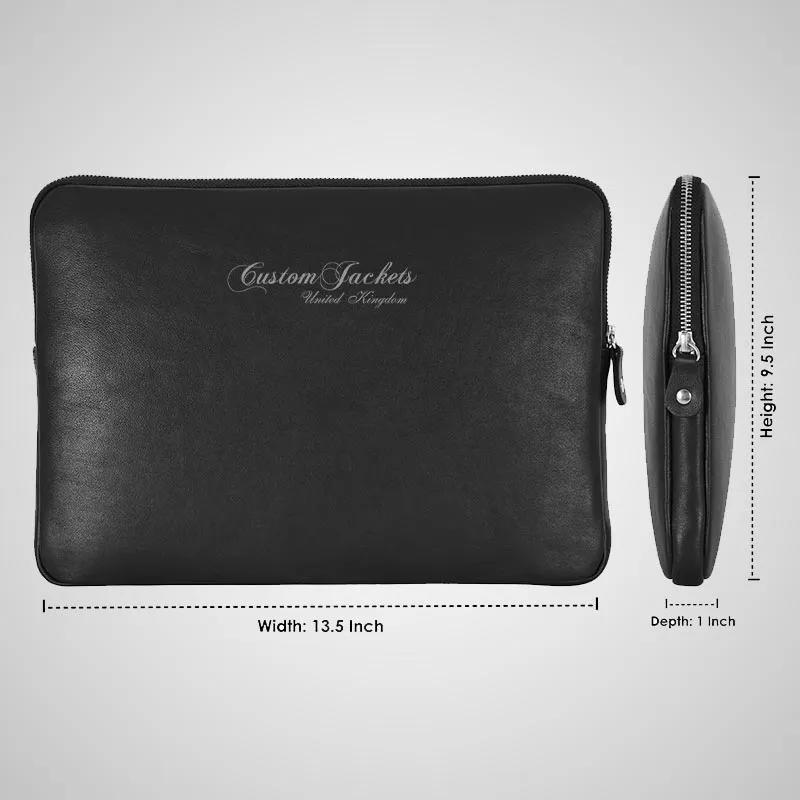 Laptop Leather Sleeve Case Cover For MacBook 13.5 Inches Leather Bag