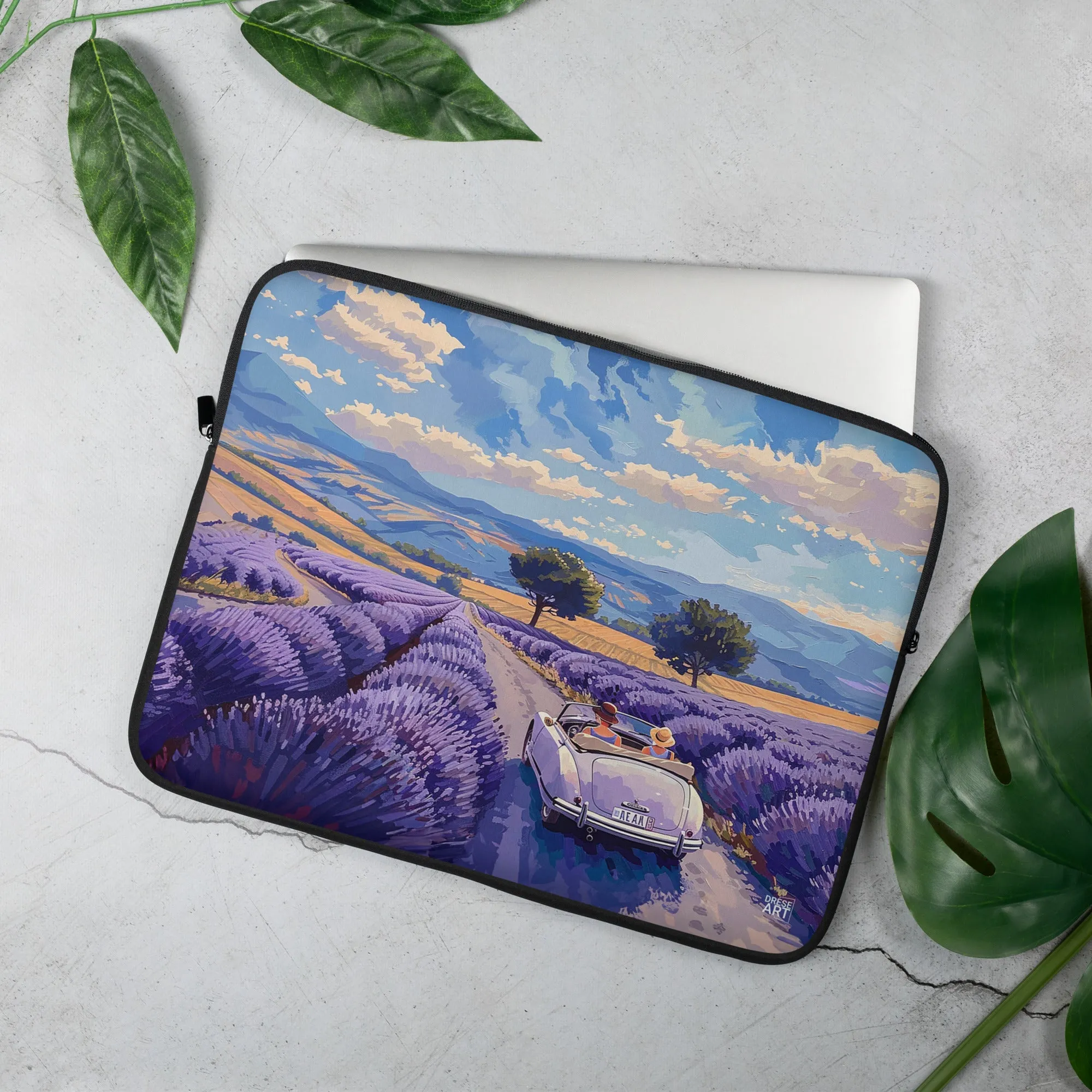 Laptop Sleeve - Lavender Hills | Drese Art
