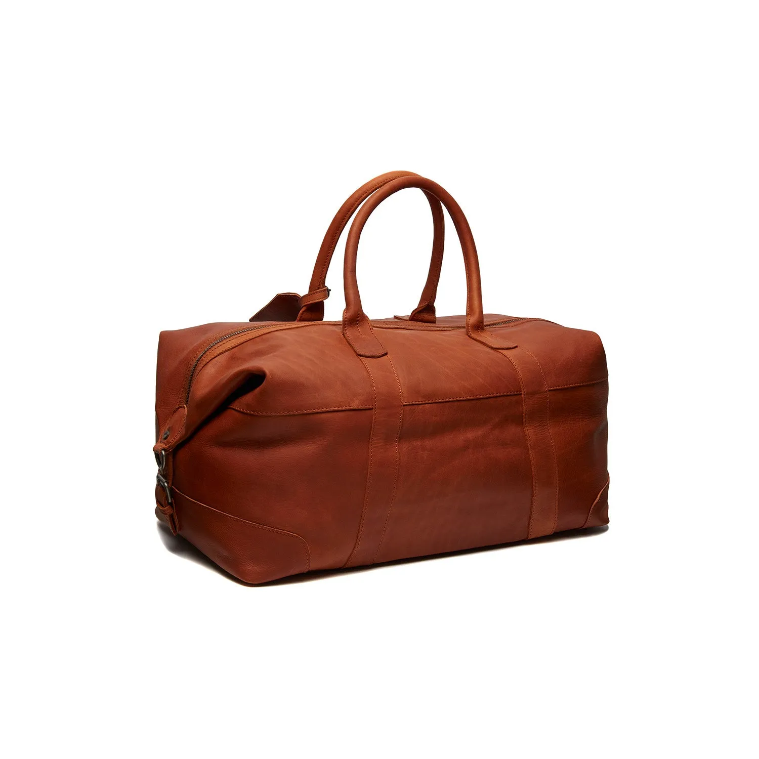 Leather Weekend Bag Cognac Portsmouth