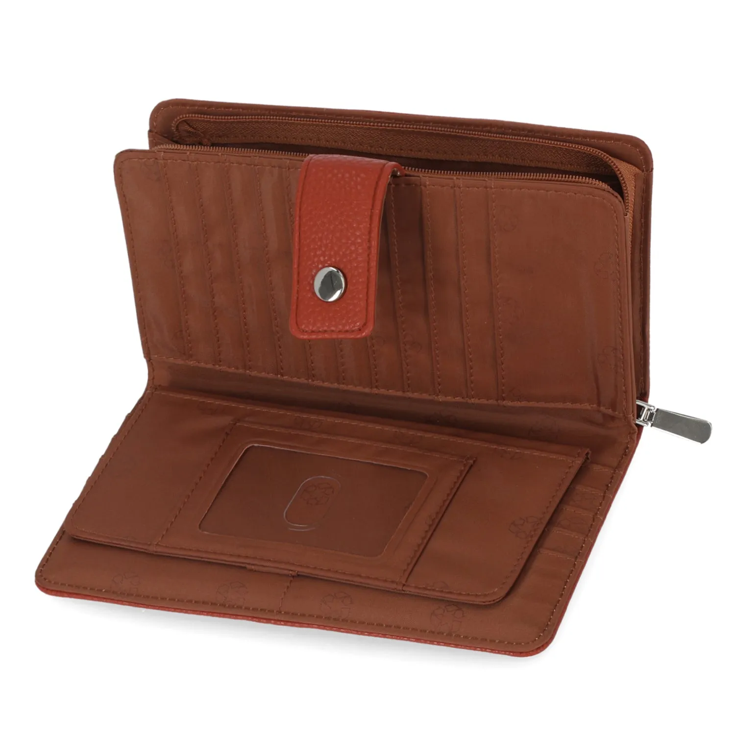 Madame Secretary Leather Clutch