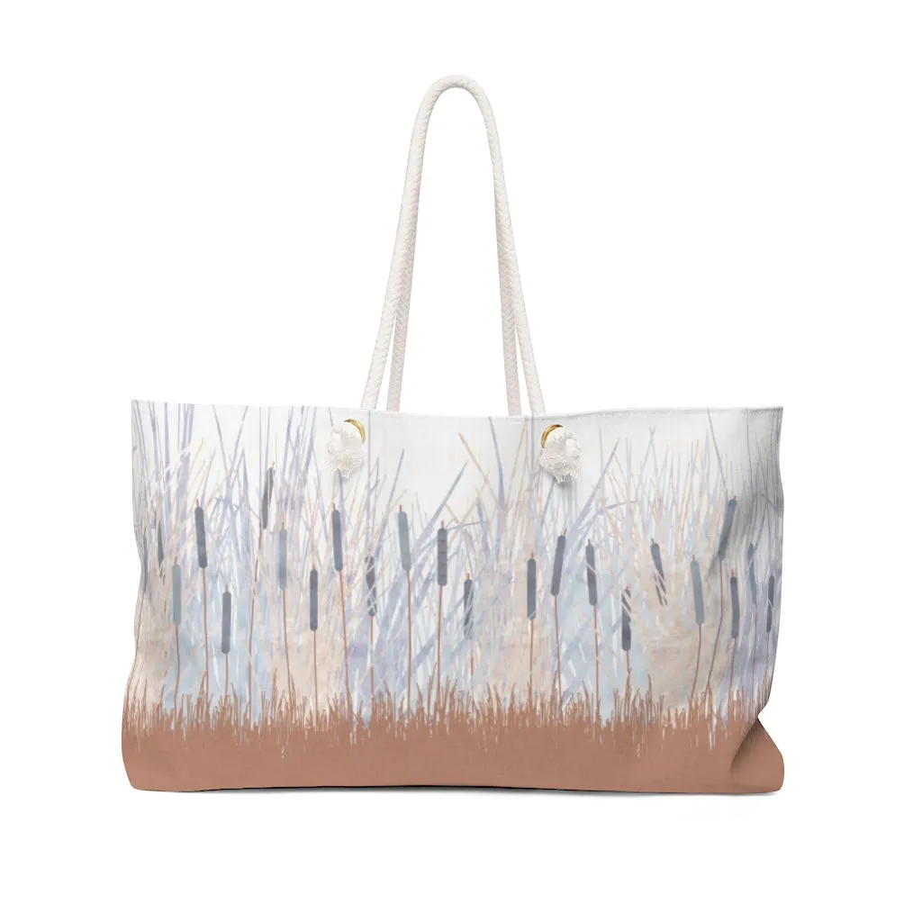 Marsh Weekender Bag in Coral