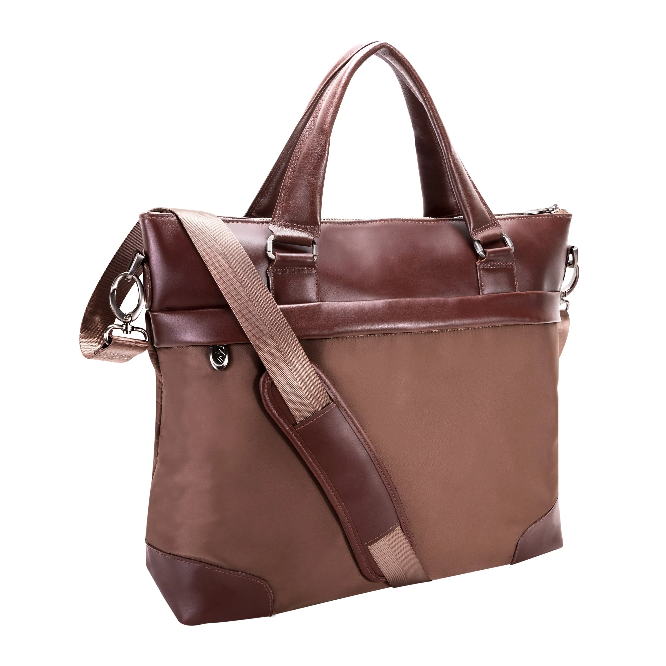 McKlein EASTWARD 17" Nylon Slim Laptop Briefcase