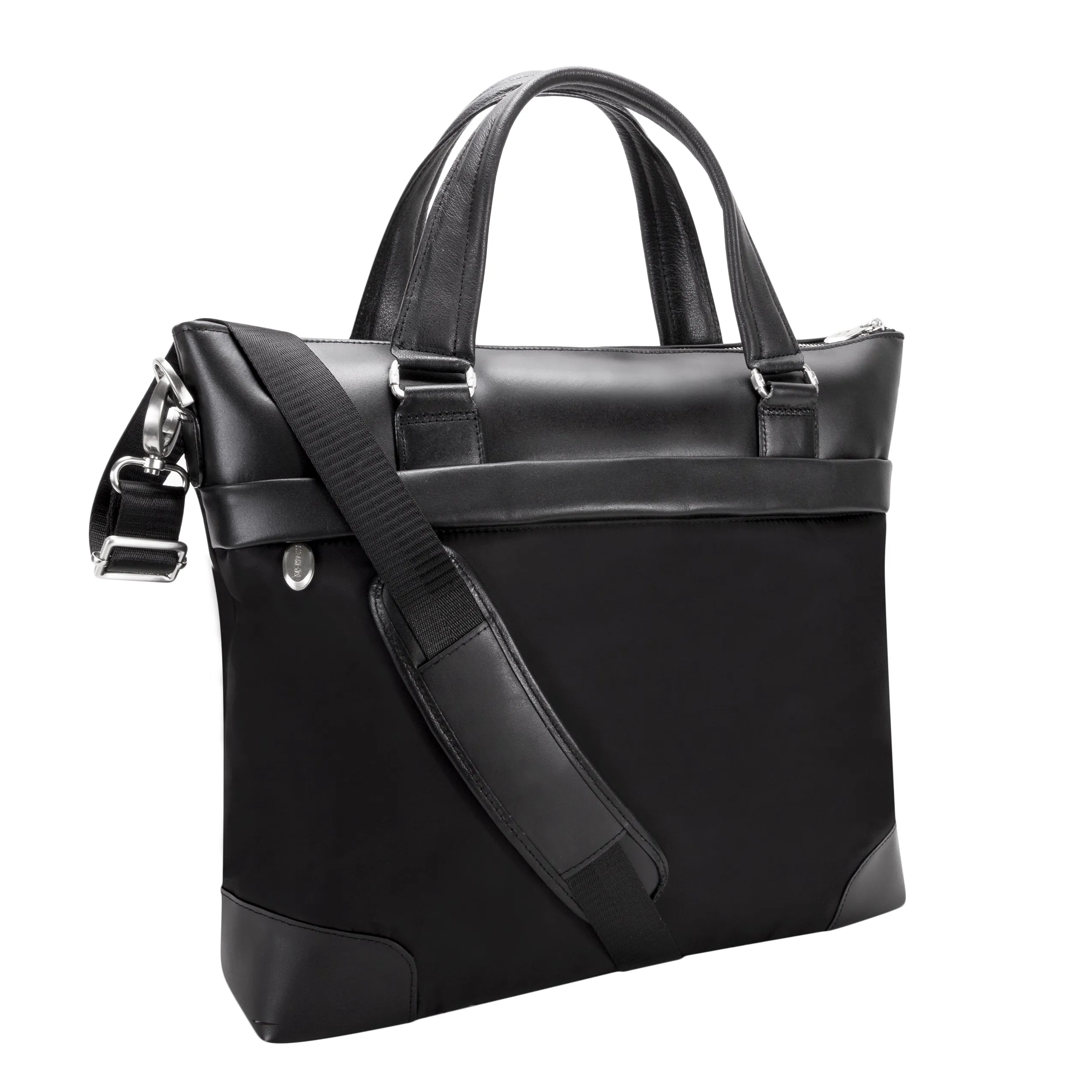 McKlein EASTWARD 17" Nylon Slim Laptop Briefcase