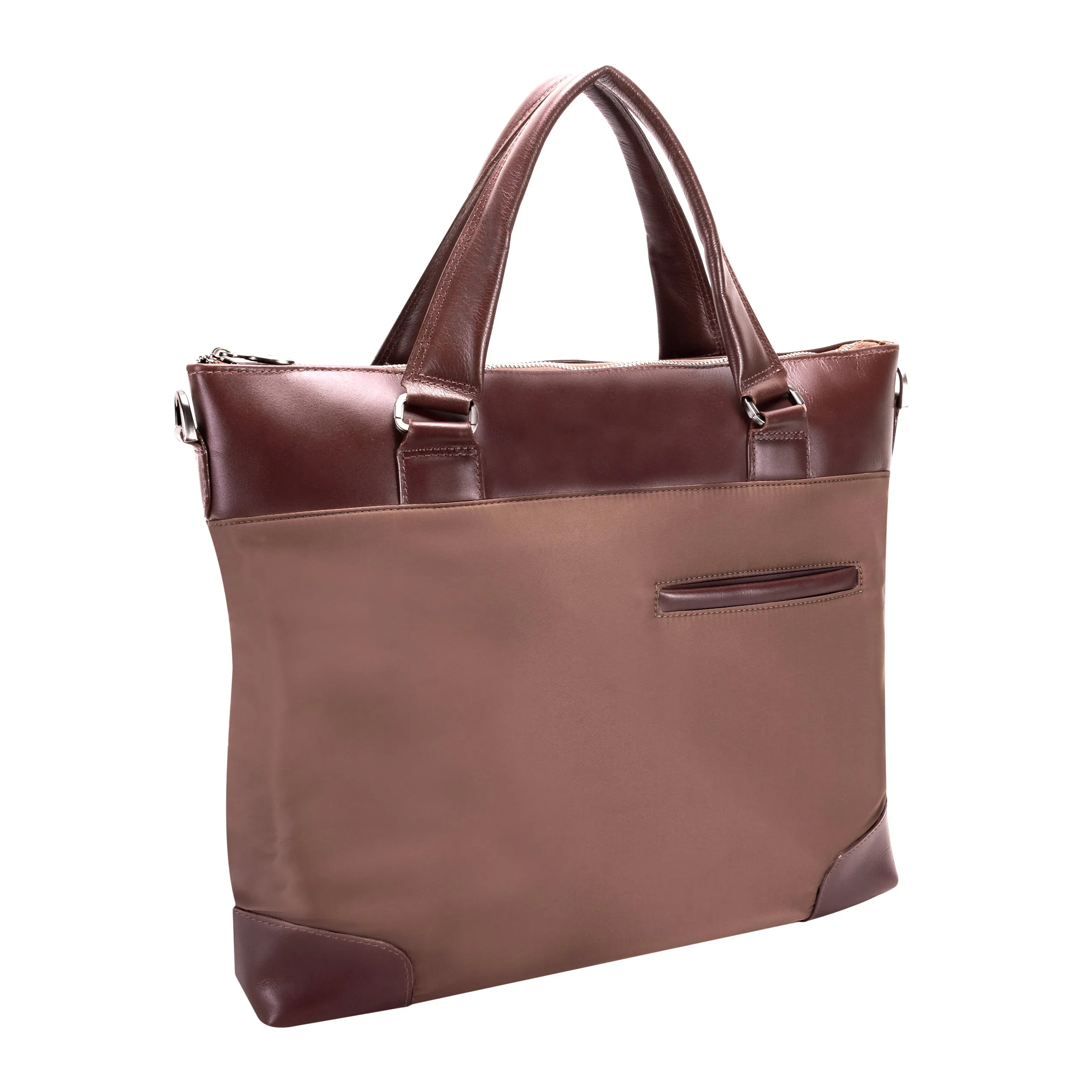 McKlein EASTWARD 17" Nylon Slim Laptop Briefcase