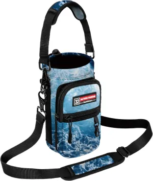 NATURE PIONEOR Water Bottle Holder with Strap,Water Bottle Carrier Bag Sling Sleeve with Adjustable Shoulder Strap & Handle and Large Phone Pocket for Walking,Hiking,Travelling for 25oz/32oz/40oz/64oz