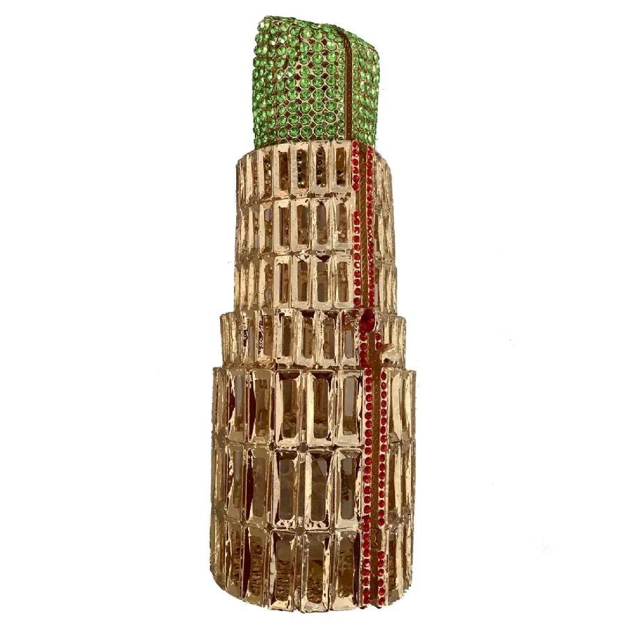 NEW Lipstick Shaped Crystal Purses - Luxury Diamond Clutch Bags