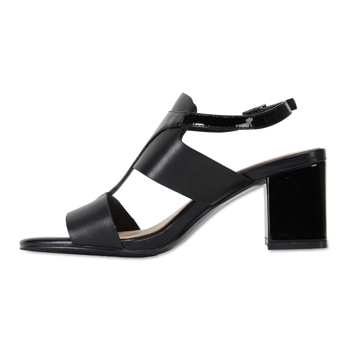 Nitro Heel in Black Patent