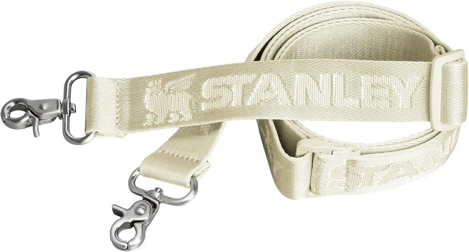 Stanley All Day Quencher Carry All for 30 oz Tumbler with Handle | Crossbody Bag with Phone Holder Pocket, Card Sleeve & Detachable Strap | Water Bottle Carrier Bag | BPA-Free | Cream