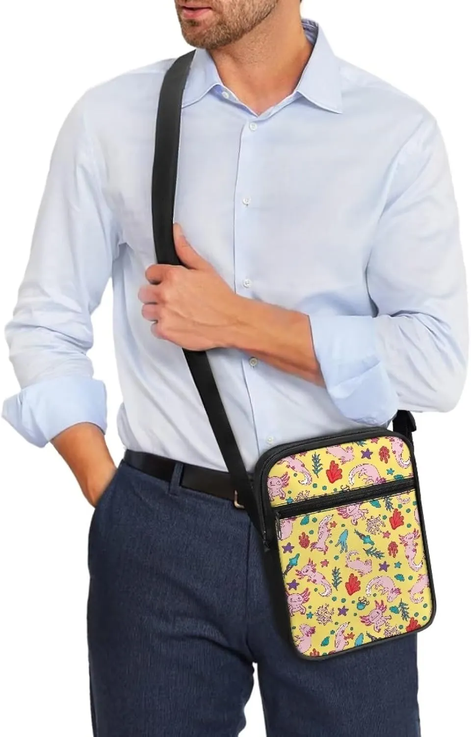 TODIYADDU Sling Bag for Women Men Crossbody Purse Trendy Messenger Bag Small Shoulder Bag Mini Phone Pouch Purse Nice Gifts