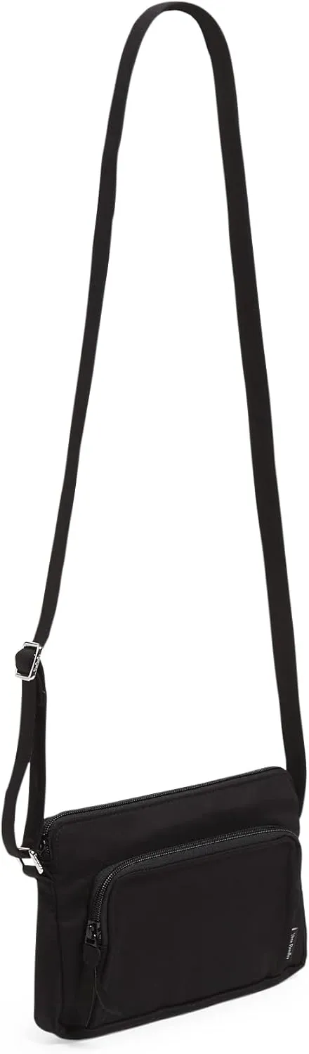 Vera Bradley Women's Cotton Little Hipster Crossbody Purse with RFID Protection