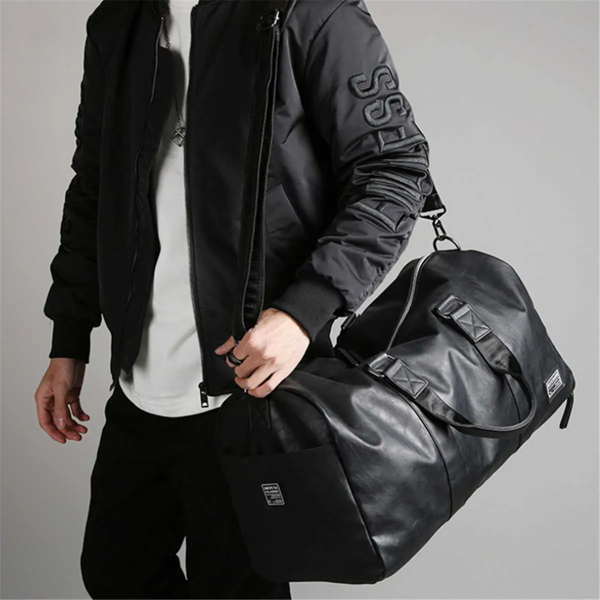West Louis™ PU Leather Handbags Shoulder Large Capacity Bag