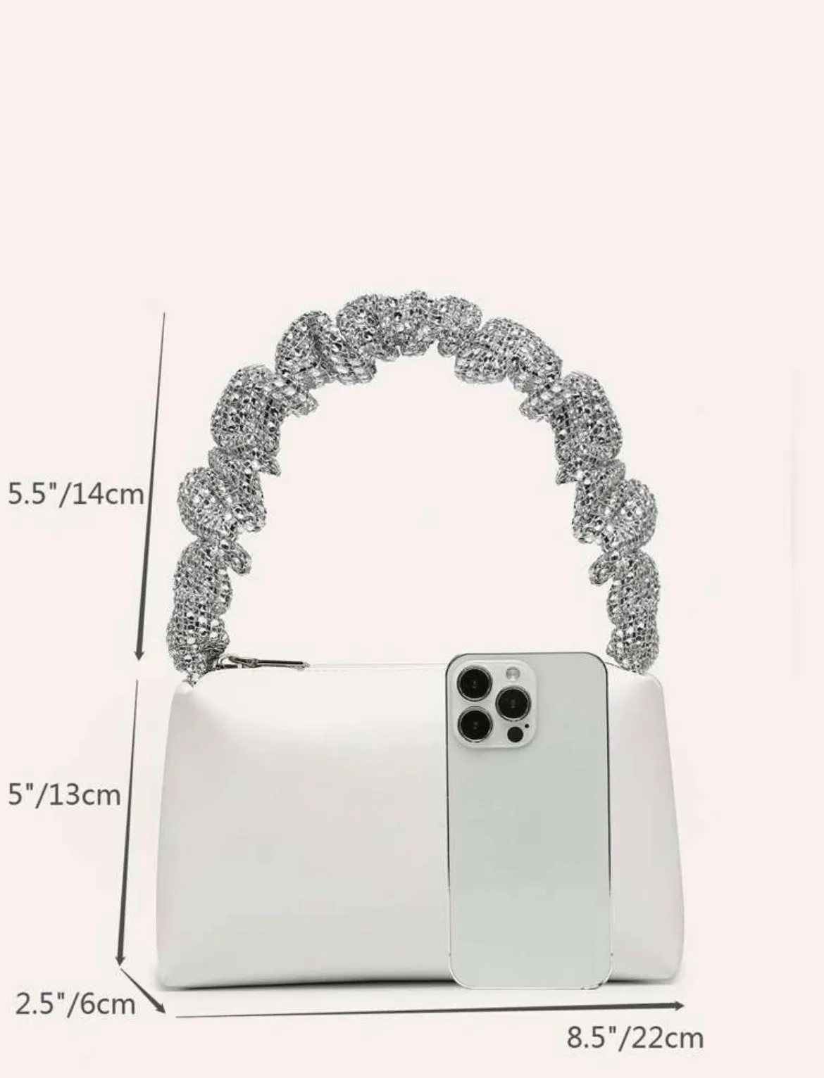 White Evening Purse