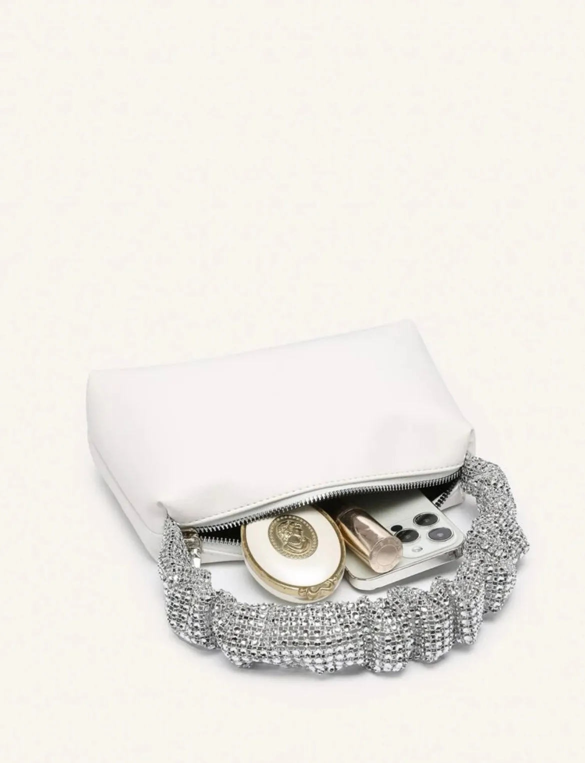 White Evening Purse