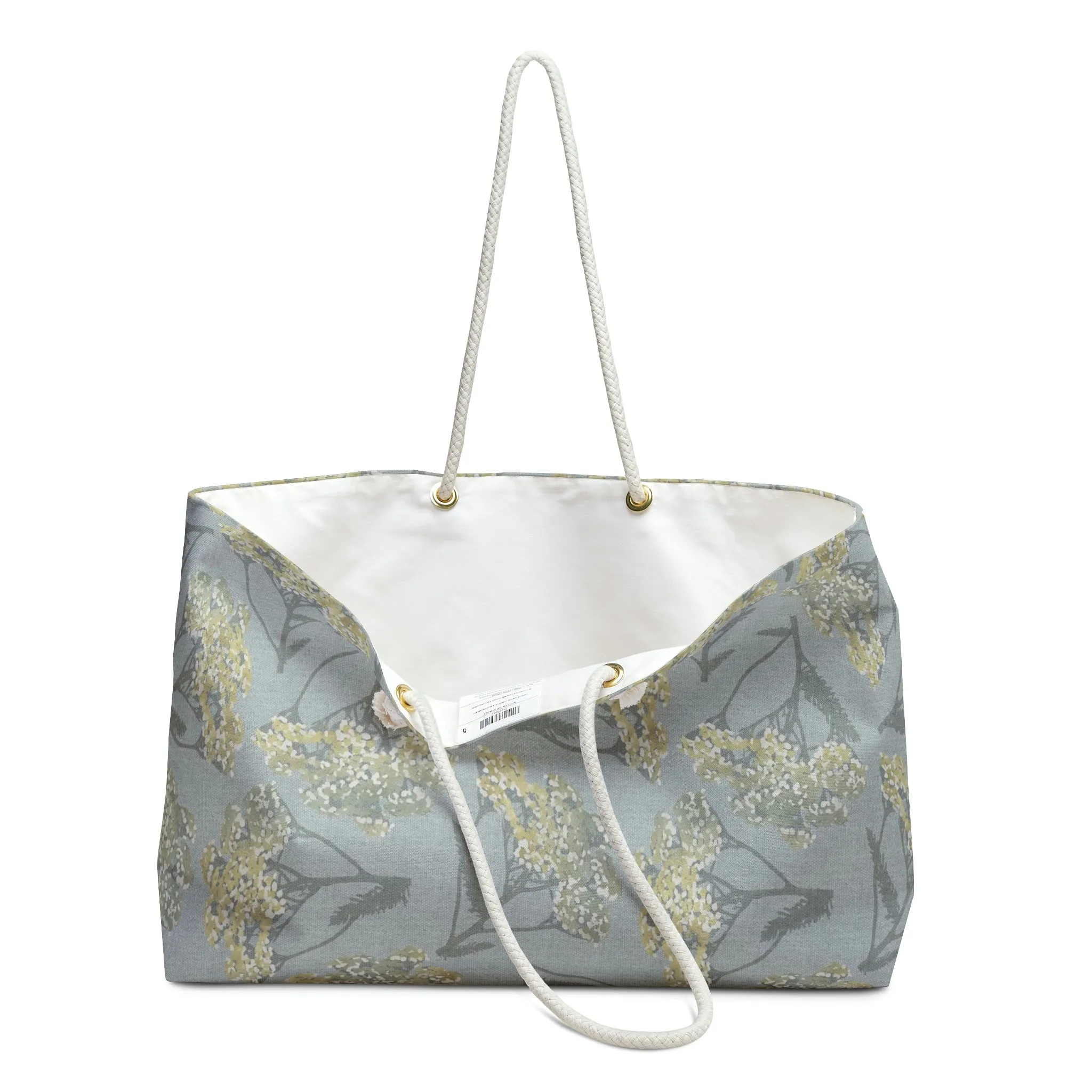 Yarrow Weekender Bag in Aqua