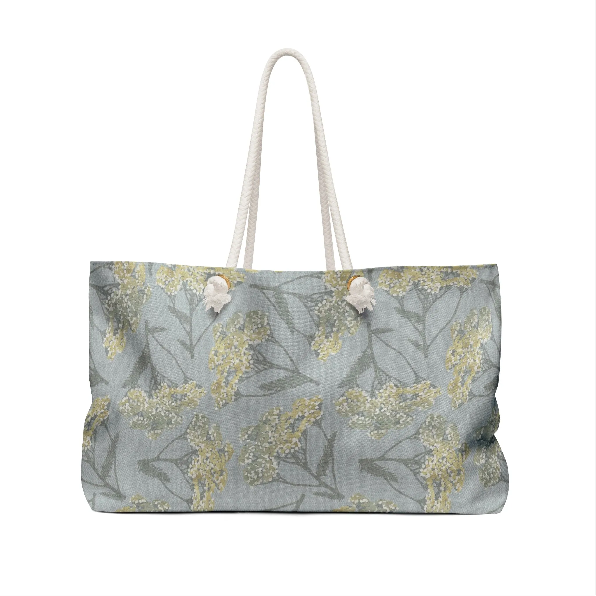 Yarrow Weekender Bag in Aqua
